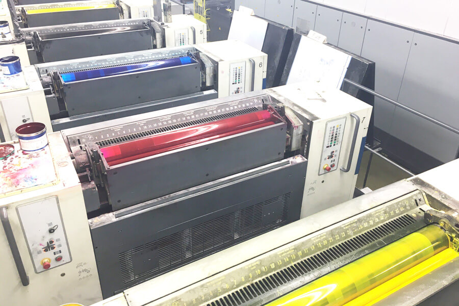 オフセット印刷機の画像
