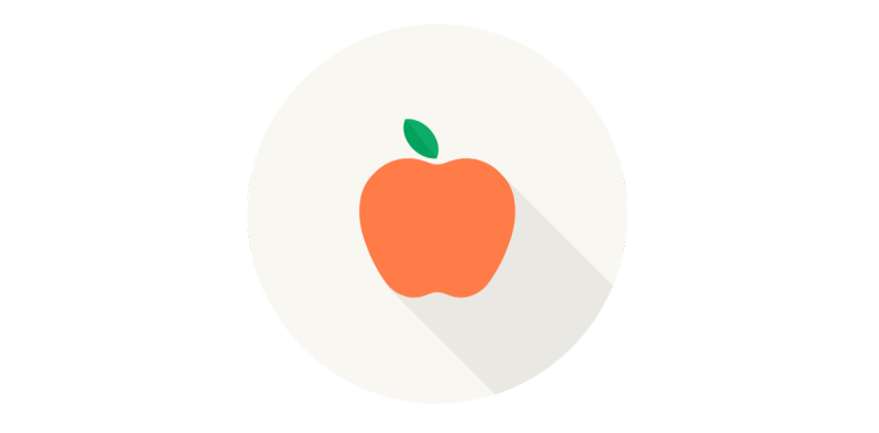 リンゴのイラスト