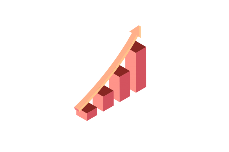 グラフのイラスト