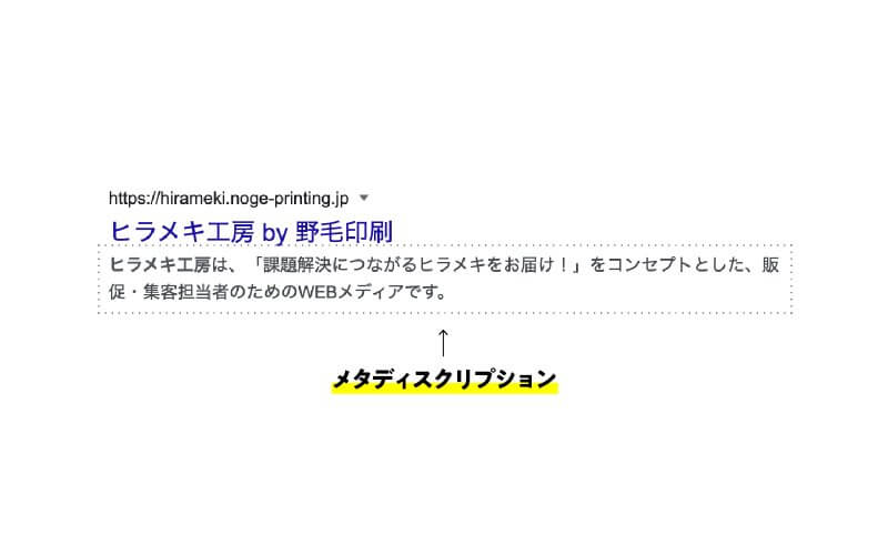メタディスクリプション
