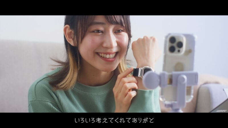 CASIOオンラインストア 刻印サービス紹介動画キャプチャ